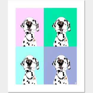 Dalmation & Butterfly Posters and Art